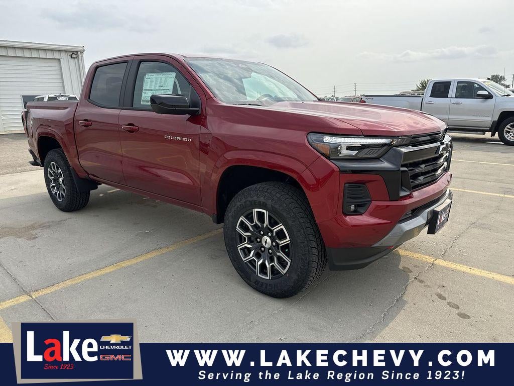 2026 Chevrolet Colorado Z71 in Radiant Red Tintcoat — front three-quarter view