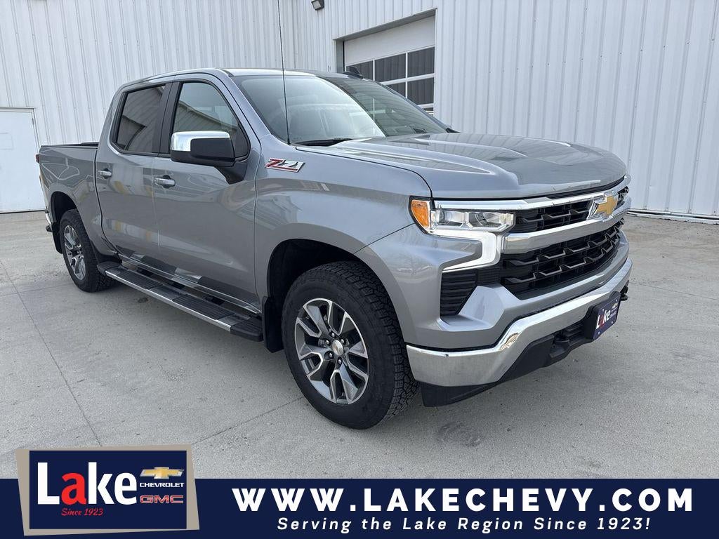 2026 Chevrolet Silverado 1500 LT in Sterling Gray Metallic — front three-quarter view