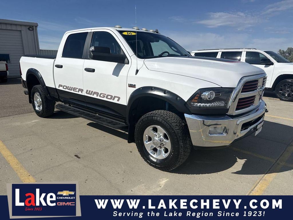 2016 RAM 2500 Power Wagon in Bright White Clearcoat — front three-quarter view