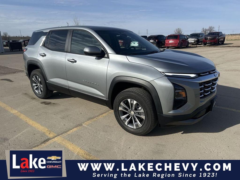 2026 Chevrolet Equinox LT in Sterling Gray Metallic — front three-quarter view